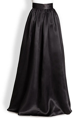St. John Silk Satin Ball Gown Skirt