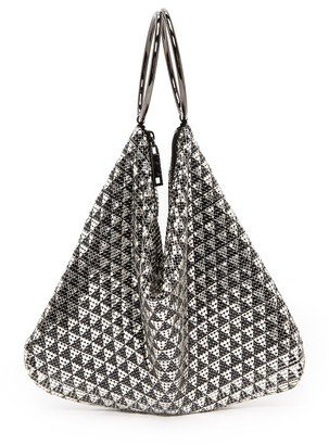 Whiting & Davis Deco Triangles Bag
