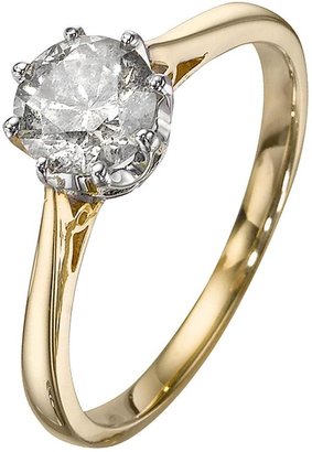 Love DIAMOND 9 Carat Yellow Gold 1 Carat Solitaire Ring