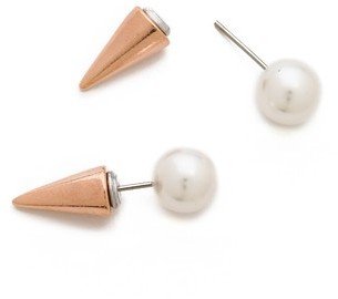 Swarovski Fallon Jewelry Pearl Microspike Earrings