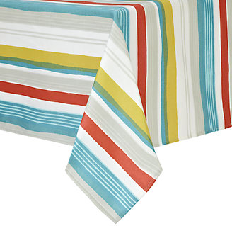John Lewis 7733 John Lewis Scandi Stripe Wipe Clean Tablecloth