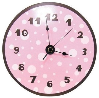 Trend Lab Clock - Pink/ Brown
