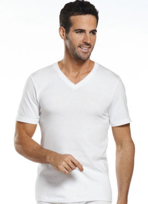Jockey Mens Big Man Classic V-neck 2 Pack T-shirts Shirts 100% Cotton