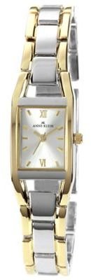 Anne Klein Ladies silver mixed link bracelet watch