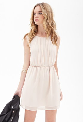 Forever 21 Pleated Chiffon Dress