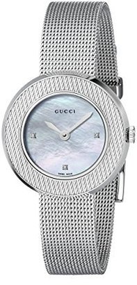Gucci Women's YA129517 U-Play Stainless Steel Watch with Stainless Steel Bracelet