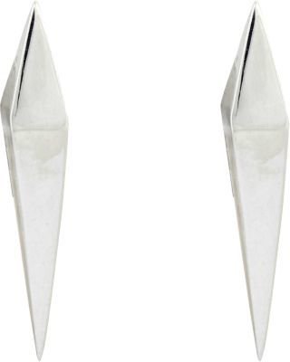 Wendy Nichol Sterling Silver Double Terminating Thin Pyramid Studs