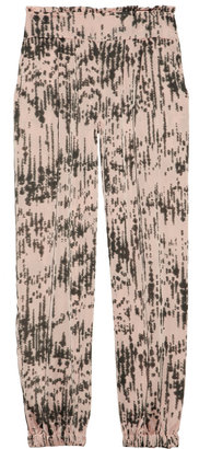 T-Bags 2073 T-Bags Cropped printed satin pants