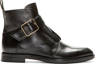 Alexander Wang Black Leather Lena Boots