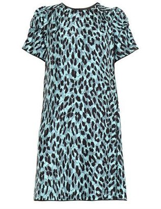 Marc Jacobs Leopard-print silk-twill dress