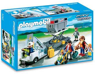 Playmobil ''City Action'' Aircraft Stairs With Passengers & Cargo