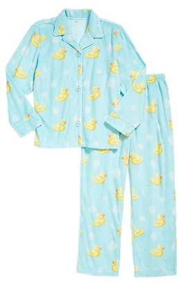 PJ Salvage 'Ducky' Two-Piece Pajamas (Little Girls & Big Girls)