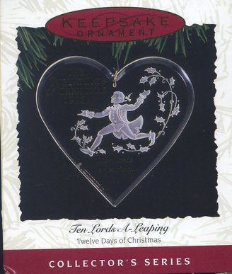 Hallmark Keepsake Ornament: The Twelve Days Of Christmas: Ten Lords A-Leaping