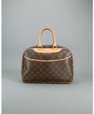 Louis Vuitton Pre-Owned: brown monogram canvas 'Trouville' bowler handbag