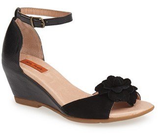 Miz Mooz 'Carmen' Leather Wedge Sandal (Women)(Special Purchase)