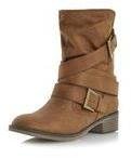 Dorothy Perkins Womens Head Over Heels By Dune Ravello Shearling Lined Boot- Brown