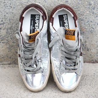 SuperStar Golden Goose Deluxe Brand Silver Brown Dance Sneaker