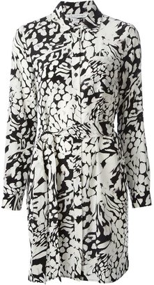 Diane von Furstenberg printed blouse dress