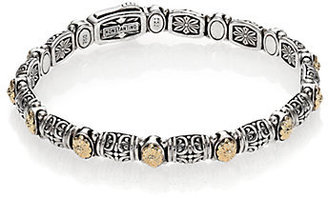 Konstantino Hermione 18K Yellow Gold & Sterling Silver Etched Bracelet