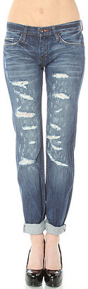 Blank NYC The Relaxed Straight Boyfriend Slash Jean in Stinger