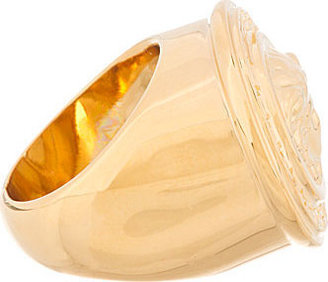 Versace SSENSE Exclusive Gold Medusa Ring