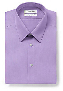 Calvin Klein Men's Iris Long Sleeve Slim Fit Dress Shirt