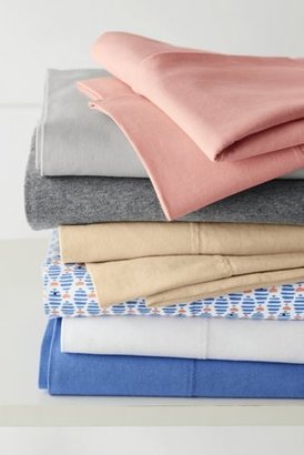 Lands' End Cotton Jersey Knit Sheets