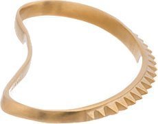 Eddie Borgo Gold Studded Hand Ring