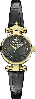 Vivienne Westwood Croc Strap Round Watch
