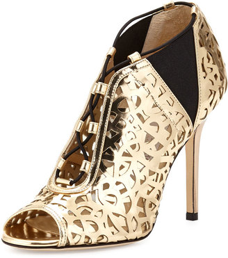 Jimmy Choo Tactic Lace-Up Cutout Bootie