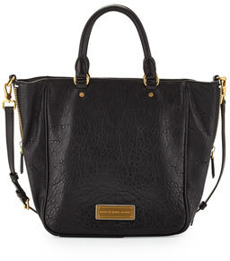 Marc by Marc Jacobs Washed Up Leather Tote Bag, Black