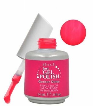 IBD Just Gel GERBER DAISY Soak Off Nail Polish UV Manicure Pedi .5 oz Salon