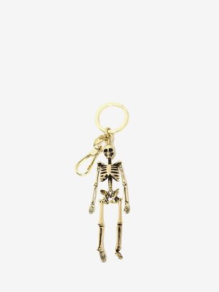 Alexander McQueen Skeleton Key Ring