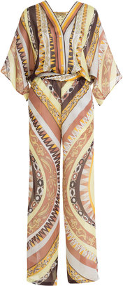 Emilio Pucci Printed Silk Jumpsuit
