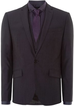 Kenneth Cole Men's Clarendon slim fit notch rever suit jacket