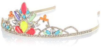 River Island Multicoloured gem stone tiara