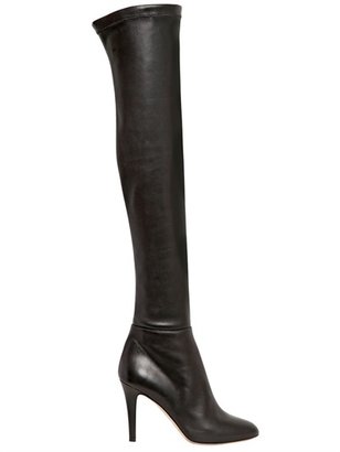 Jimmy Choo 120mm Turner Stretch Leather Boots