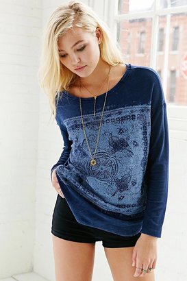 Urban Outfitters Project Social T Filigree Crew-Neck Top