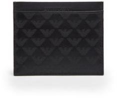 Emporio Armani Eagle-Stamped Leather Card Case