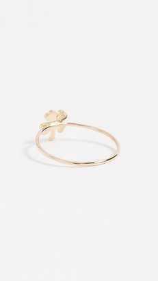 Jennifer Meyer 18k Gold Mini Clover Ring