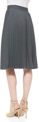 Milly Alex Accordion-Pleated Skirt