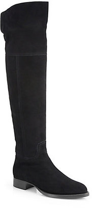 Aquatalia by Marvin K Suede Over-The-Knee Boots