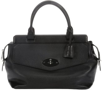 Mulberry black leather 'Blenheim' small tote