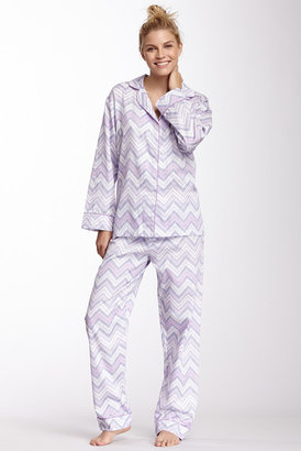 BedHead Zigzag Print Classic Pajama Set