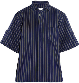 Toga Striped cotton-twill shirt