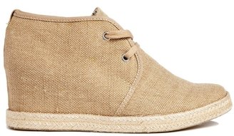 Aldo Lace Up Desert Wedge Boots