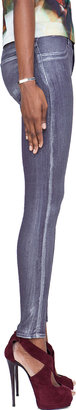 J Brand Slim-Fit Coated Purple Bullet Jeans