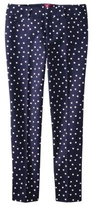 Merona Women's Ankle Pant (Fit 2) - Black Dot Print