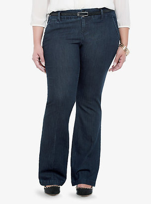 Torrid Belted Trouser Jean - Dark Rinse (Short)