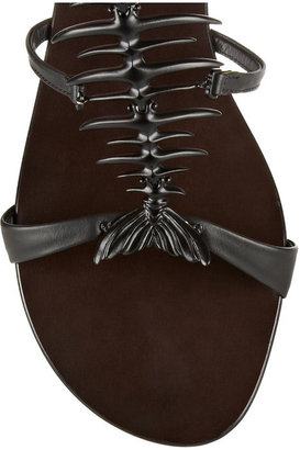 Giuseppe Zanotti Fish-embellished leather sandals